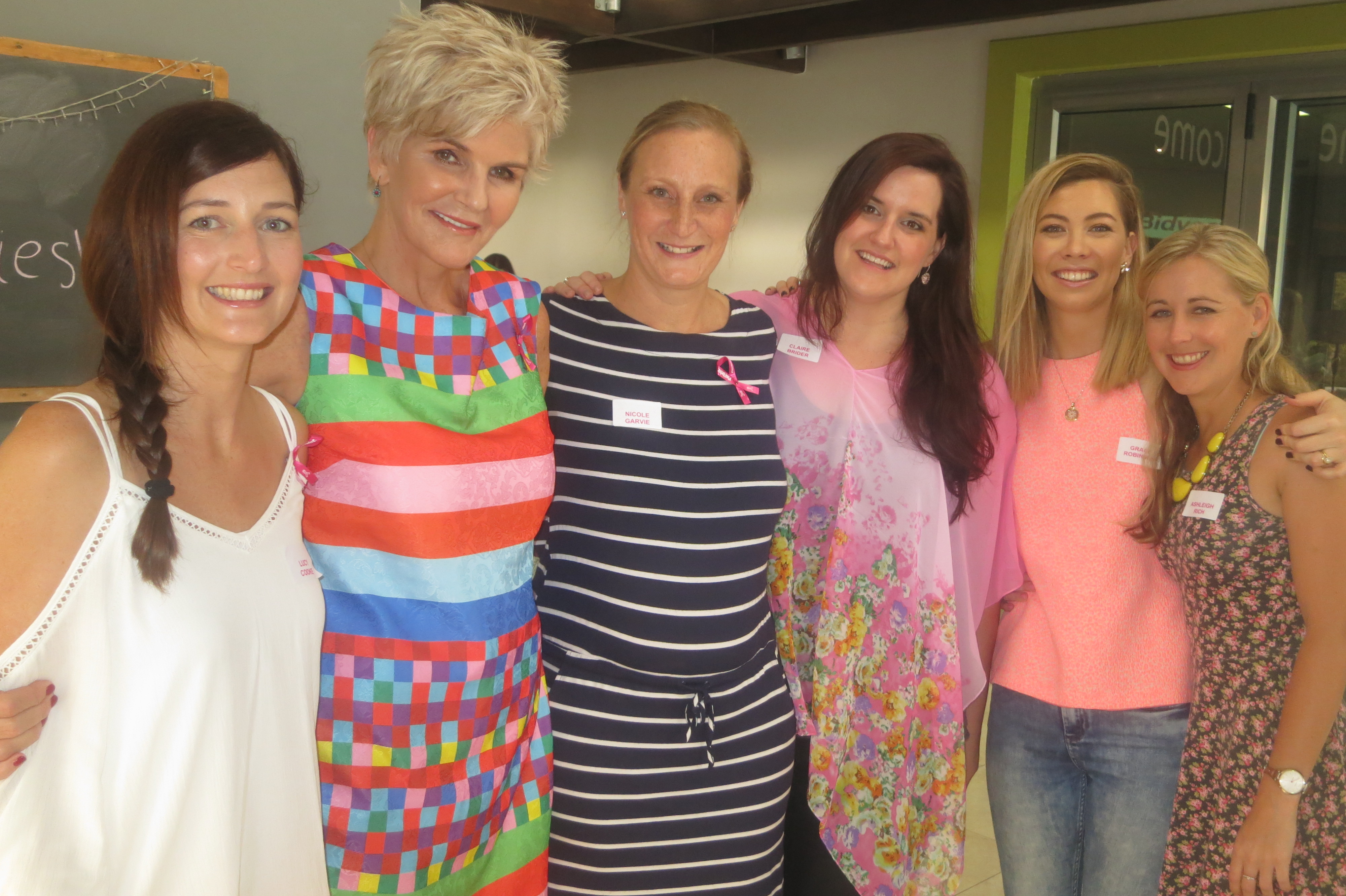 Lucy Cooke, PJ Powers, Nicole Garvie, Claire Brider, Grace Winter and Ashleigh Rich